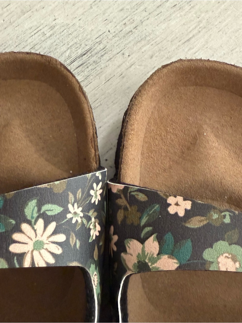 Birkenstock Florida Fresh Vegan Floral Triple-Strap Sandals size L7M5 - Picture 9 of 11
